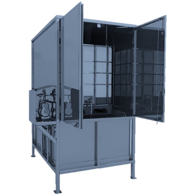 IBC chemical storage cabinet
